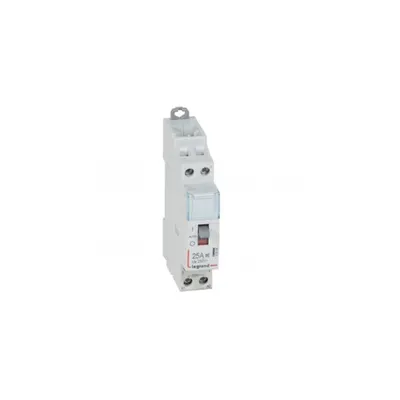 Contactor tip CX³ - cu 230 V~ coll and handle - 2P 250 V~ - 25 A - silent
