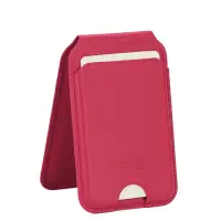 Port card rosu cu blocare RFID, Suport ajustabil si Oglinda