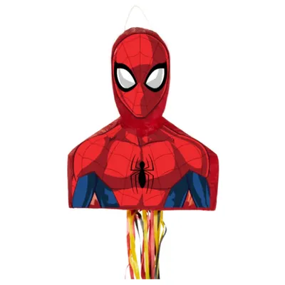 Pinata pentru petreceri, model Spider-man, Amscan, 35.5x46x13.5 cm