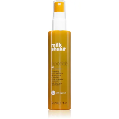 milk_shake® Incredible Oil ulei pentru regenerarea și protecția părului deteriorat și a vârfurilor despicate cu ulei de argan 50 ml