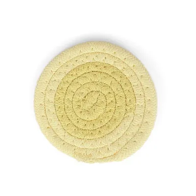 Coasters galbene 4 buc. din material textil Piff – ONA