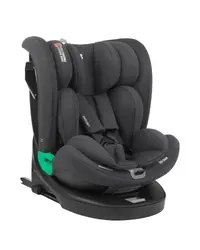 Scaun auto copii KikkaBoo i-Reverse i-SIZE Dark Grey 40-150 cm cu isofix,sezut rotativ,SPS,top tether,tetiera cu spuma memorie si inaltime reglabila,reductor