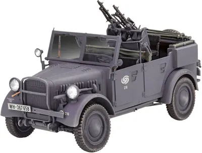 Model asamblabil Revell Militar: vehicul de teren (le. gl. Einheits-PKW 4)