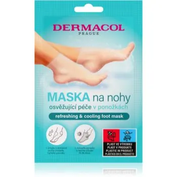 Dermacol Foot Mask Refreshing & Cooling masca regeneratoare pentru picioare sub formă de șosete cu efect revigorant