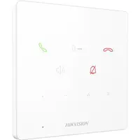 Post interior interfon TCP/IP, 9 butoane, PoE, Alarma IN, ALB - HIKVISION DS-KH6000-E1-White