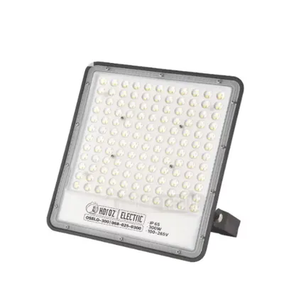 Proiector LED 300W Horoz negru IP65 6400K – lumina rece 24000 lm pentru exterior