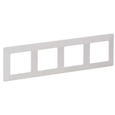 Placa ornamen 4 M alb Legrand Valena