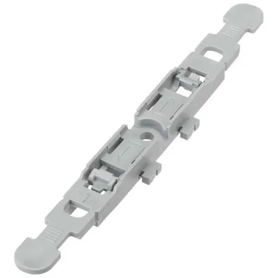 Set 5 bucati suporti pentru 1 clema prelungire cabluri Wago cu prindere pe sina Wago 221-2501