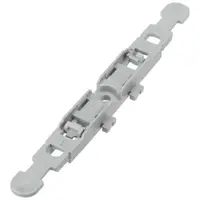 Set 5 bucati suporti pentru 1 clema prelungire cabluri Wago cu prindere pe sina Wago 221-2501