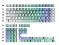 Capace pentru tastatura mecanică Keychron - PBT-116 Cloud and Snow, PBT, profil Cherry