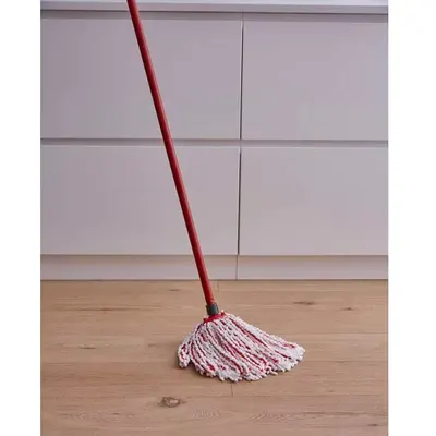 Mop + coada metalică pentru pardoseli - mop 200 gr bumbac EN-GROSS