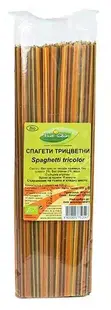 Spaghete bio, tricolore, 500 g, Biosvyat