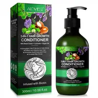 Balsam de Par 3 in 1 cu Ulei de Ricin, Lavanda, Argan pentru Cresterea Parului, 300 ml