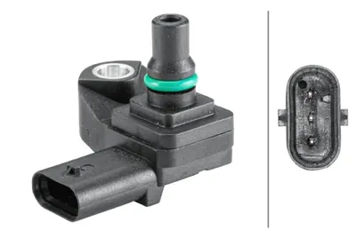 Senzor presiune galerie admisie (3 pin) potrivit BMW Seria 1 (E81), 1 (E82), 1 (E87), 1 (E88), 1 (F20), 1 (F21), 2 (F22, F87), 3 (E90), 3 (E91), 3 (E92), 3 (E93), 3 (F30 1.6D 2.0D 3.0D 06.04