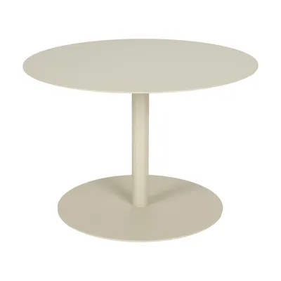 Măsuță de cafea crem rotundă din oțel ø 60 cm Snow – Zuiver
