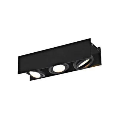 Vidago Pro / 3flg., DALI dimmable 3x9W 3000K black IP20