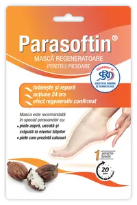 Masca regeneratoare pentru picioare Parasoftin, 1 pereche, Zdrovit