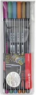 Set carioci Stabilo Pen 68 - 6 culori metalice