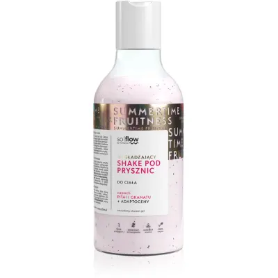 so!flow Smoothing Shower Shake gel de duș pentru toate tipurile de piele Pithaja & Pomegranate 400 ml