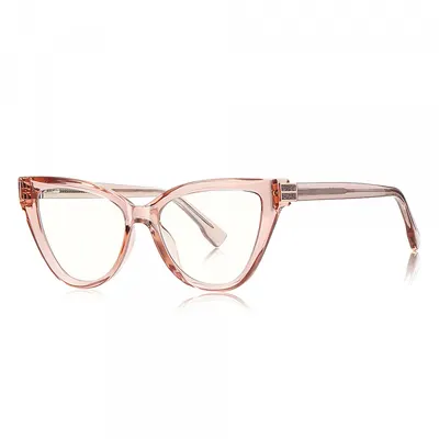 Ochelari De Calculator Dama Techsuit 2279, Anti-Blue Light, Maro Deschis
