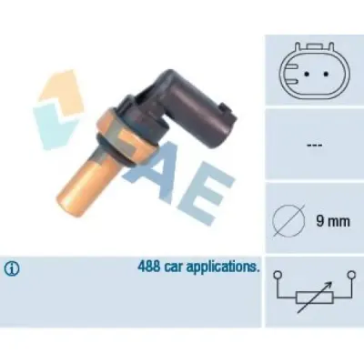 Senzor, temperatura chiulasa FAE 32710