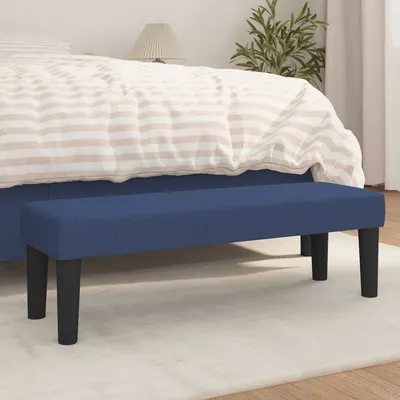 Gossi banca, albastru, 100x30x30 cm, textil