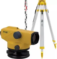 Pachet Nivela optica 32x, AT-B2 - cu trepied si mira - Topcon