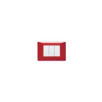 Placa ornament 3 module Vimar(Plana) Reflex ruby