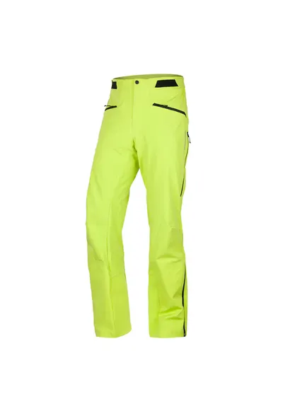 Men's ski softshell pants 3L BURT - Verde lime