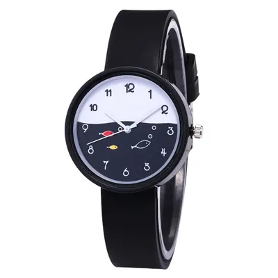 Ceas copii CC004 Negru, Time to Time | 1 buc