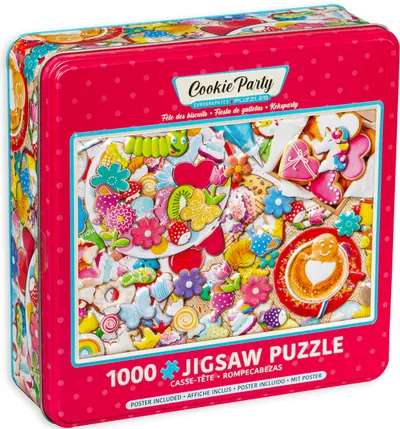 Puzzle Eurographics din 1000 de piese - Cookie Party Tin