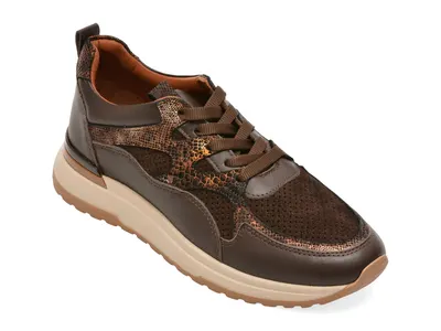 Pantofi sport GRYXX maro, 033S649, din piele naturala