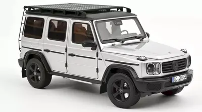 Model de colecționar NOREV Modern: Mașini - Mercedes-Benz G-Class, Iridium Silver, 2024
