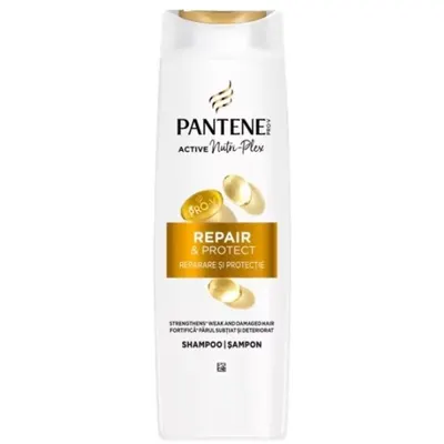 Sampon Pantene Active Nutri-Plex Repair & Protect, pentru Par Deteriorat, 325 ml