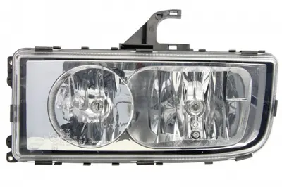 Far stanga (H1 H7 W5W, electric, cu motoras, cu motoras, fundal cromat) MERCEDES Clasa AXOR 2