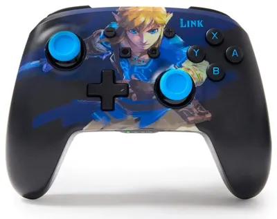 Controler fără fir PowerA - Enhanced Wireless with Lumectra, Wake Up Link (Nintendo Switch)