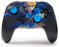 Controler fără fir PowerA - Enhanced Wireless with Lumectra, Wake Up Link (Nintendo Switch)