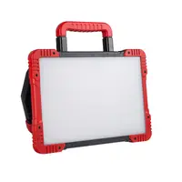 Proiector LED Portabil 60W, 6500 lm, 2 Prize Schuko, IP54, Cablu 1.8m, Lumina Rece 6400K, pentru Gradina, Garaj, Santier