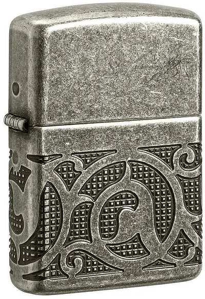 Brichetă Zippo Armor - Antique Silver Pattern Design