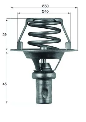 Termostat lichid racire (91 C) potrivit RENAULT 19 I, 19 II, 19 II CHAMADE, CLIO I, CLIO I HATCHBACK, RAPID MINIVAN 1.2 1.4 01.88-09.98
