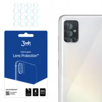 Folie de protectie Camera Spate 3MK Protection pentru Samsung Galaxy A52s 5G A528 / A52 5G A526, Sticla Flexibila, Set 4 bucati, Transparenta