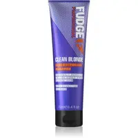 Fudge Care Clean Blonde sampon tonifiant cu violete pentru par blond
