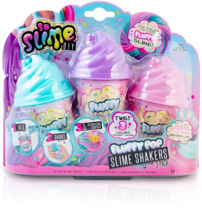 Canal Toys - So Slime, Fluffy Slime Shaker, 3 culori