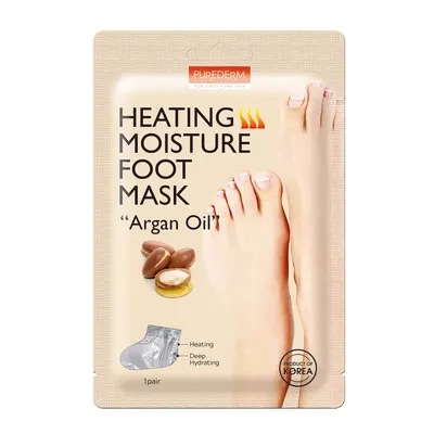 Mască pt picioare - Heating Moisture Foot Mask Argan Oil 1 pereche - Purederm