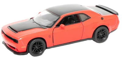 Mașinuță metalică Kinsmart - 2023 Dodge Challenger SRT Demon 170, 1:36, portocaliu