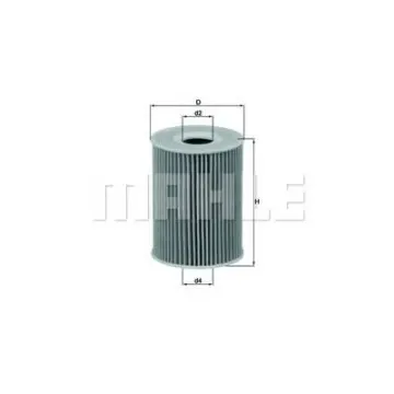 Filtru ulei MAHLE ORIGINAL OX 380D