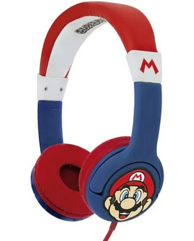 Casti cu fir pentru copii OTL Super Mario