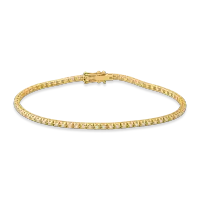 Bratara tennis din aur galben cu diamante de 0.87ct