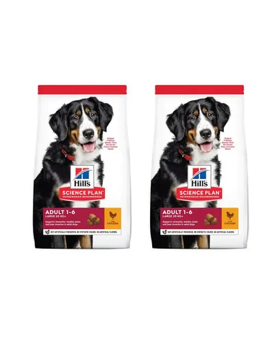 HILL'S Science Plan Canine Adult Large breed Chicken 36 kg (2x18 kg) hrana caini rasa mare, cu pui