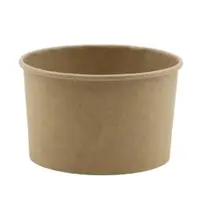 Pahare din Carton Kraft pentru Inghetata, 245 ml, 100 Bucati